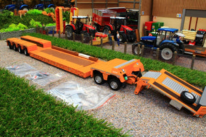 MM2011-03 MARGE MODELS NOOTEBOOM EURO LOW LOADER WITH INTERDOLLY IN YELLOW
