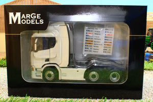 MM2015-01 Marge Models Scania R500 Lorry 6x2 in White