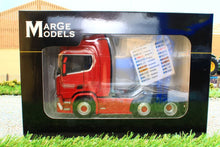 Load image into Gallery viewer, MM2015-03-01 Marge Models Scania R500 6x2 Lorry in Red Nooteboom Livery