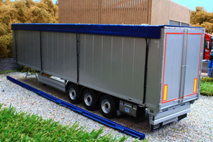 MM2016-03 Marge Models Knapen Walking Floor Lorry Trailer with Blue Cover