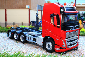 MM2235-03 Marge Models Volvo FH5 Truck with Meiller Hooklift in Red