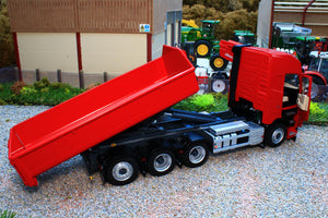 MM2235-03 Marge Models Volvo FH5 Truck with Meiller Hooklift in Red