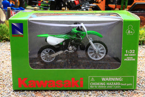 NEW06017G Newray 1:32 Scale Kawasaki KX250 Motorbike