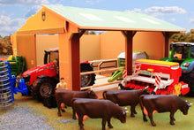 Load image into Gallery viewer, Bt9500 Large Scale Utility Shed With Free Bruder Figure! Authentic Farm Buildings (1:16 Scale)