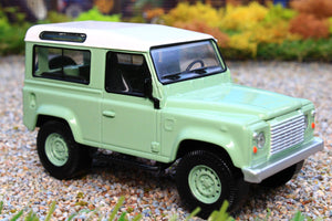 NOV845106 Norev 1:43 Scale Land Rover Defender 90 Green & White 1995