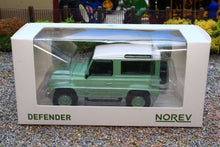 Load image into Gallery viewer, NOV845106 Norev 1:43 Scale Land Rover Defender 90 Green &amp; White 1995