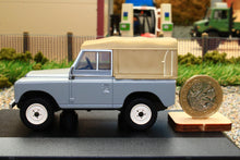 Load image into Gallery viewer, OXF43LR3S003 OXFORD DIE CAST 1:43 SCALE LAND ROVER SERIES III SWB IN MID GREY WITH CANVAS