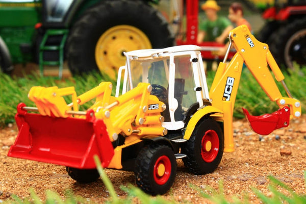 OXF763CX003 OXFORD DIE CAST 176 SCALE JCB 3CX ECO BACKHOE LOADER 70TH Brushwood Toys
