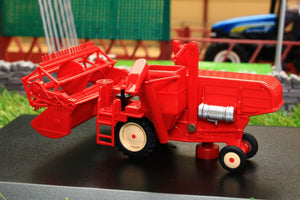 OXF76CHV001 OXFORD DIE CAST COMBINE HARVESTER IN RED (1:76 SCALE)