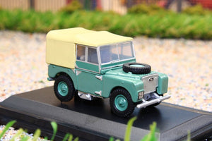 OXF76LAN180001 Oxford Diecast 1:76 Scale Land Rover Series 1 80 inch in Sage Green