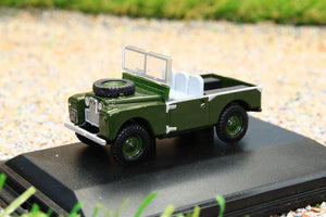 OXF76LAN188003 Oxford Diecast 1:76 Scale Land Rover Series 1 88 inch Open in Bronze Green