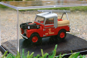 OXF76LAN188015 OXFORD DIECAST 1:76 SCALE Land Rover 88 British Rail Fire Tender