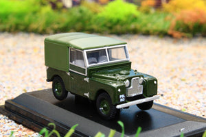 OXF76LAN188024 Oxford Diecast 1:76 Scale Land Rover Series I 88 Canvas Bronze Green