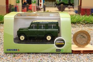 OXF76LAN2002 OXFORD DIECAST Land Rover Series II Station Wagon in Bronze Green
