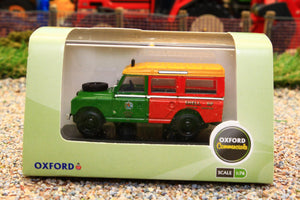 OXF76LAN2013 Oxford Diecast 176 Scale Land Rover S2 SW in Shell BP Livery