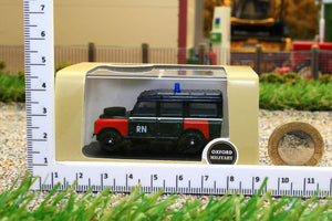 OXF76LAN2021 Oxford Diecast 1:76 Scale Land Rover Defender Series II LWB Station Wagon Royal Navy