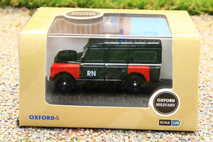 OXF76LAN2021 Oxford Diecast 1:76 Scale Land Rover Defender Series II LWB Station Wagon Royal Navy