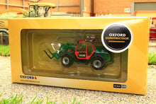 Load image into Gallery viewer, OXF76LDL002 OXFORD DIE CAST 176 SCALE JCB LOADALL IN CLANCY PLANT LIVERY