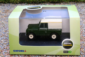 OXF76LR3S005 Oxford Diecast 1:76 scale Land Rover Series III SWB Bronze Green Hard Top