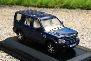 OXF76LRD006 Oxford Diecast 1:76 Scale Land Rover Discovery 3 in Cairns Blue Metalllic