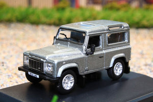 OXF76LRDF003 Oxford Diecast 1:76 Scale Land Rover Defender 90 2013 in Orkney Grey