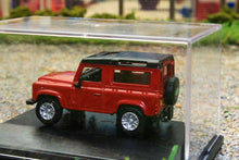 Load image into Gallery viewer, OXF76LRDF004 OXFORD DIECAST 1:76 SCALE Land Rover Defender 90 SW Firenze Red and Santori Black
