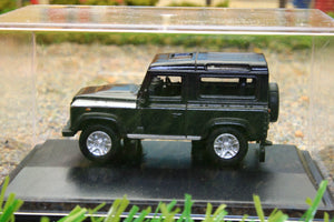 OXF76LRDF006 OXFORD DIECAST 1:76 SCALE Land Rover Defender 90 SW Santorini Black