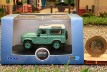 Load image into Gallery viewer, OXF76LRDF007HE OXFORD DIECAST 1:76 SCALE Land Rover Defender 90 SW  Heritage Grasmere Green