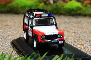 OXF76LRDF011 Oxford Diecast 1:76 Scale Land Rover Defender 90 Station Wagon Hong Police