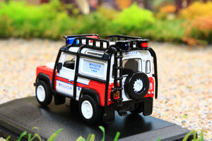 OXF76LRDF011 Oxford Diecast 1:76 Scale Land Rover Defender 90 Station Wagon Hong Police
