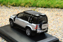 Load image into Gallery viewer, OXF76ND110001 Oxford Die Cast 1:87 Scale New Land Rover Defender 110 Silver Grey