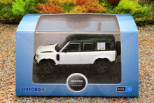 Load image into Gallery viewer, OXF76ND110X003 Oxford Diecast 1:76 Scale New Land Rover Defender 110X in Fuji White