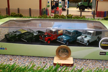 Load image into Gallery viewer, OXF76SET17E OXFORD DIE CAST 1:76 SCALE Land Rover 5 Piece Set