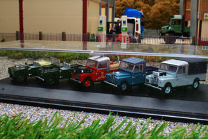 OXF76SET17E OXFORD DIE CAST 1:76 SCALE Land Rover 5 Piece Set