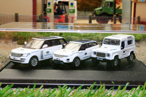OXFLDDC071WT OXFORD DIE CAST 1:76 SCALE Land Rover Experience 3 Piece Set