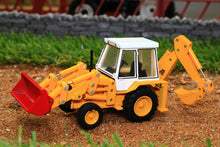 Load image into Gallery viewer, OXF 76JCX001 OXFORD DIE CAST SCALE JCB 3CX 1980S BACKHOE (1:76 SCALE)