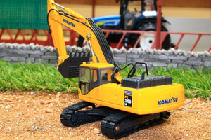 Oxf 76Kom001 Oxford Die Cast Komatsu Pc340 Swing Shovel (1:76 Scale) Tractors And Machinery Scale)