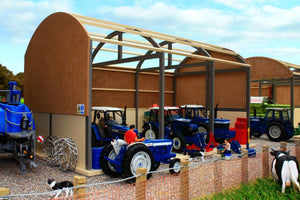 PB10A(G) Pro Build Dutch Barn Open One Side (Grey Frame)