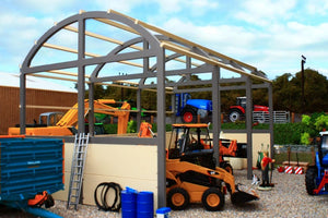 PB10B(G) Pro Build Dutch Barn Open One Side (Grey Frame)