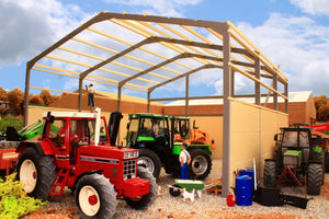 PB16B LARGE COVERED SILAGE CLAMP (GREY FRAME)
