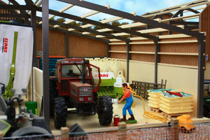 PB9A(G) Pro Build Dutch Barn with Lean-to (Grey Frame)