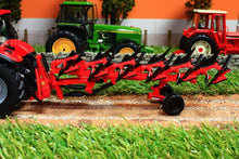 Load image into Gallery viewer, Rep120 Replicagri Besson Charrue Rwy8 In Red 6 Furrow Reversible Plough Tractors And Machinery (1:32