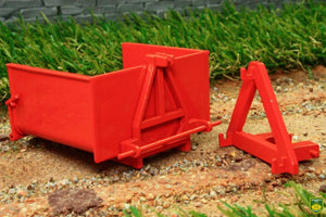 Rep140O Replicagri Bennette Link Box In Orange Tractors And Machinery (1:32 Scale)