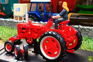 Rep175 Replcagri Farmhall C Tractor With Row Crop Wheels And Driver Figure Tractors And Machinery