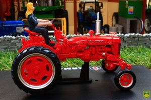 REP175 REPLCAGRI FARMHALL C TRACTOR WITH ROW CROP WHEELS AND DRIVER FIGURE