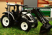 Load image into Gallery viewer, R30154.2 ROS VALTRA A104 TRACTOR IN WHITE WITH FRONT LOADER