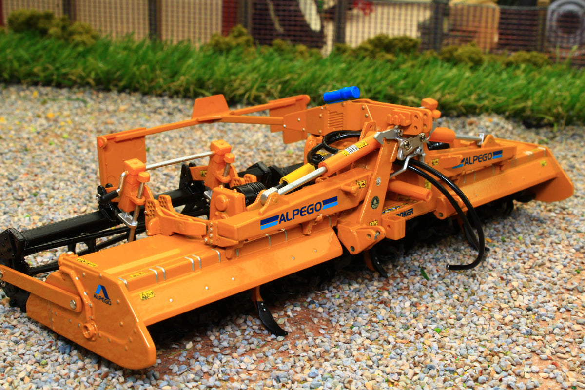 ROS – Alpego Poker Avec G5 – 1/32 – Figurine Agricole – Métal Et Plastique – Neuf