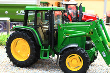 Load image into Gallery viewer, SCH07733 Schuco John Deere 6300 Tractor with Loader (1:32 Scale)