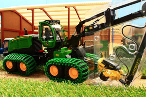 Sch07760 Schuco John Deere 1270G 8W Log Harvester Tractors And Machinery (1:32 Scale)