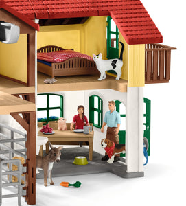 Sl42407 Schleich Farm World Large House ** 10% Off Equestrian Department (All Scales)